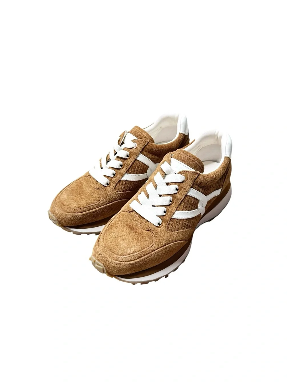 VERONICA BEARD Hazelwood Corduroy Valentina Sneakers 7 NEW